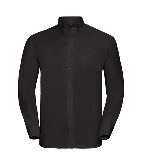 Russell Collection Long sleeve easycare Oxford shirt