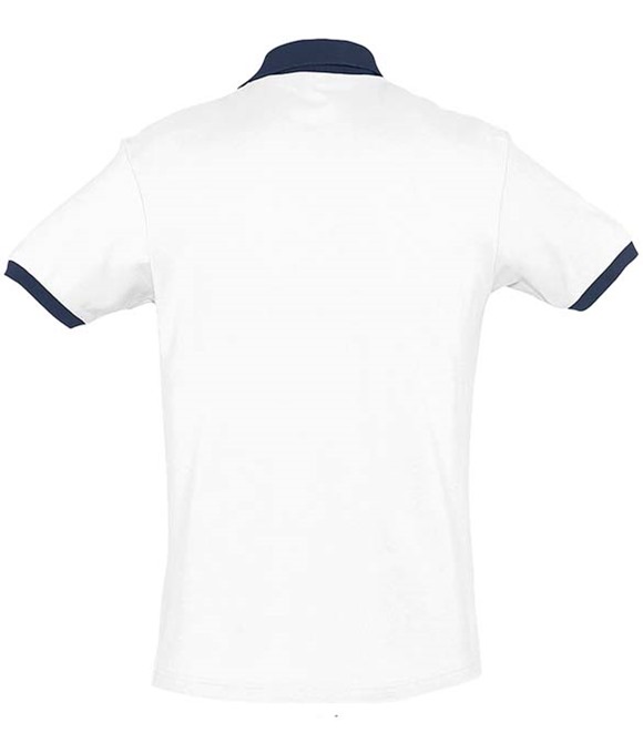 SOL'S Prince Contrast Cotton Piqué Polo Shirt