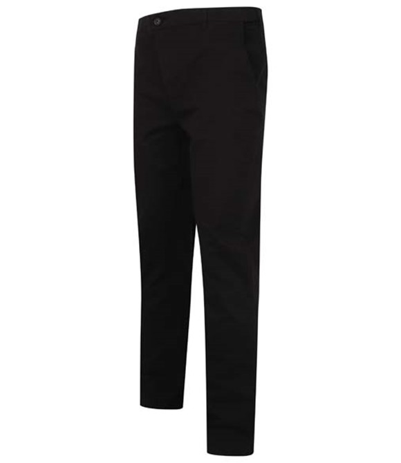 Henbury Stretch chinos with flex waistband