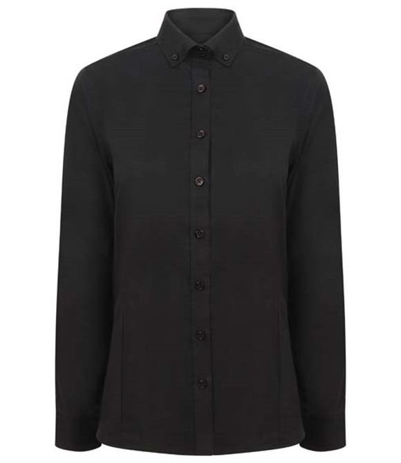 Women's modern long sleeve Oxford shirt