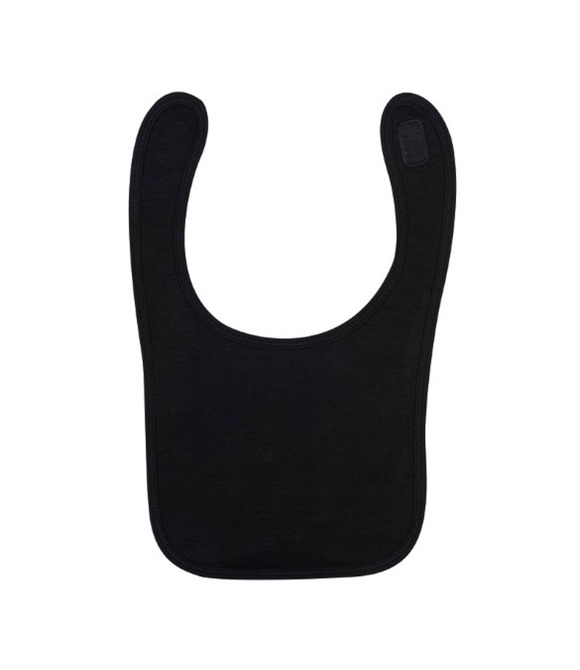 Plain and contrast bib