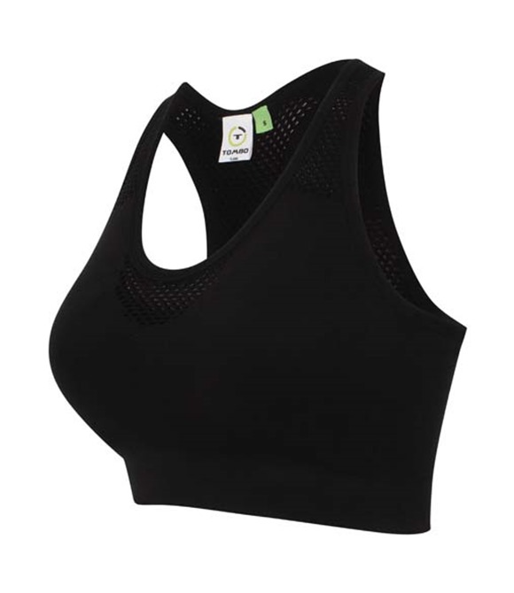 Women's seamless sports bra