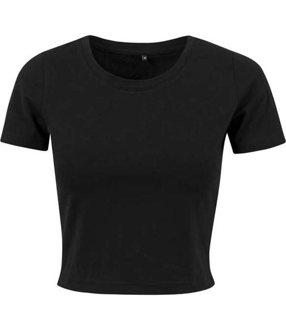 Build Your Brand Women's cropped tee