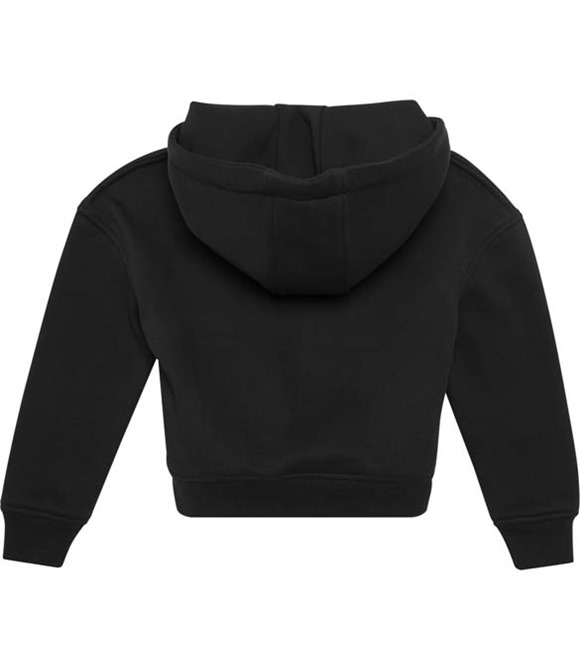Build Your Brand Girls cropped sweat hoodie