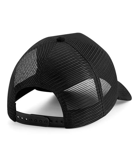 Suede snapback trucker