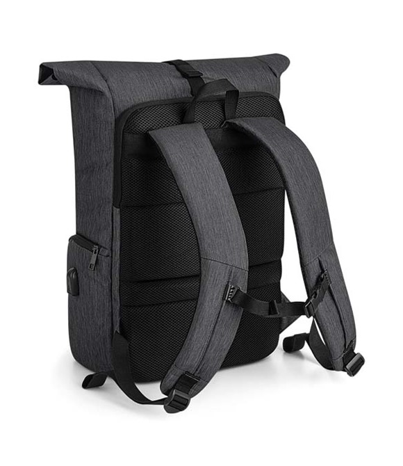 Q-Tech charge roll-top backpack