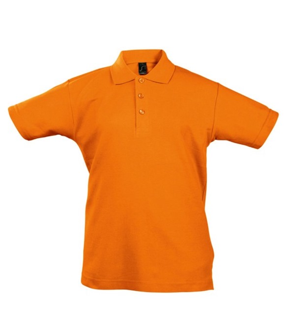 Kids Summer II Cotton Piqué Polo Shirt
