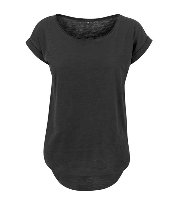 Build Your Brand Women's long slub tee