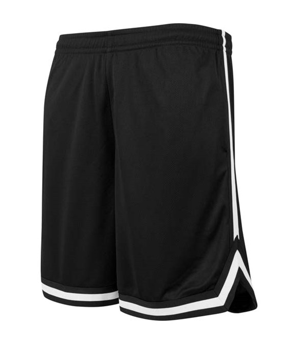 Two-tone mesh shorts