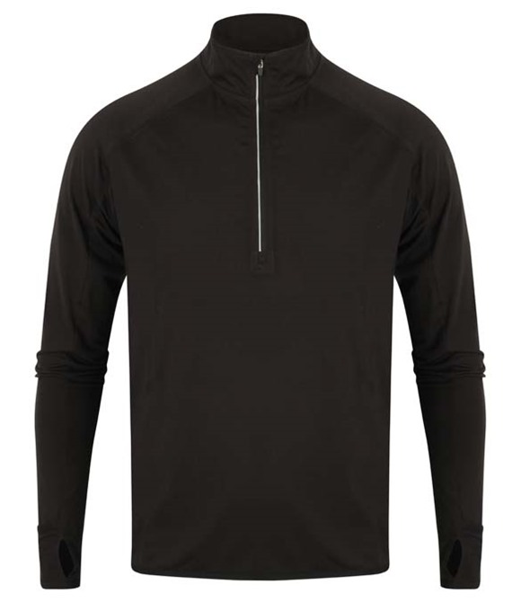 Tombo Long-sleeved ¼ zip top