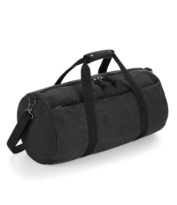 BagBase Vintage canvas barrel bag