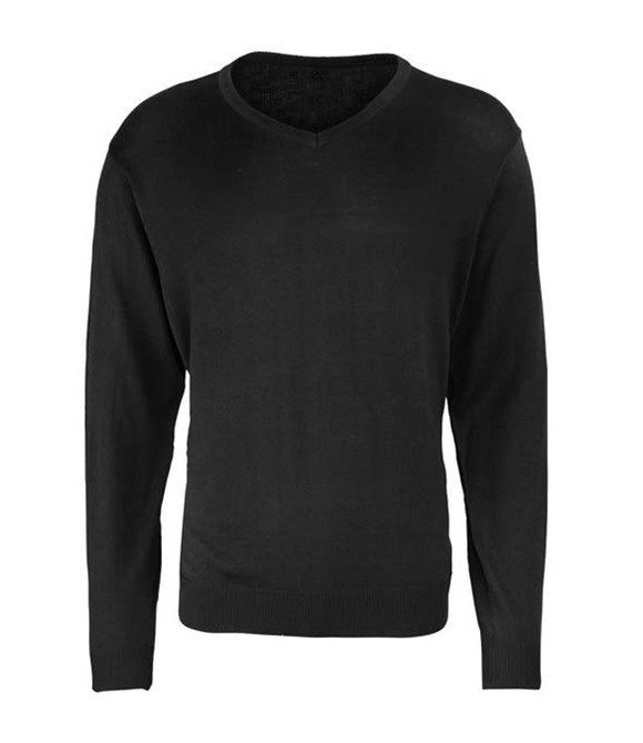 Premier V-neck knitted sweater