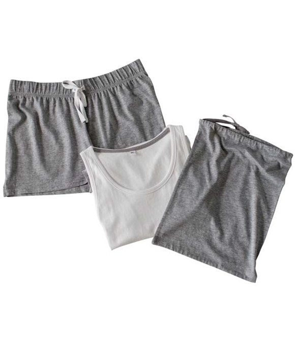 Towel City Women's short pyjama set (in a bag)