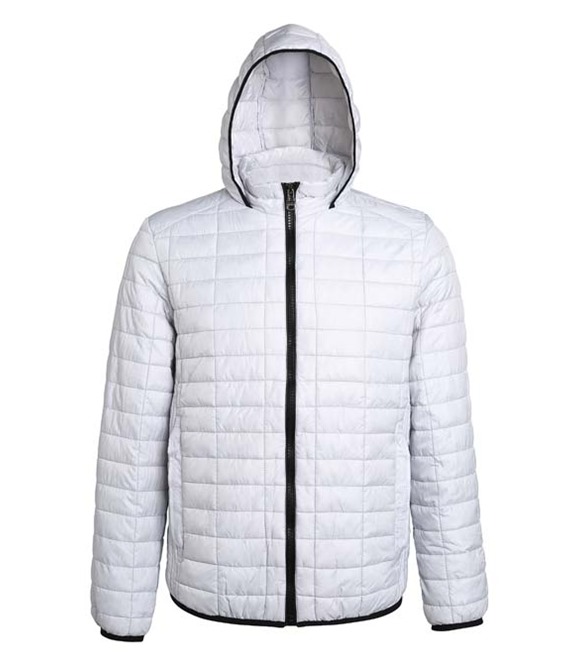 2786 Honeycomb hooded jacket