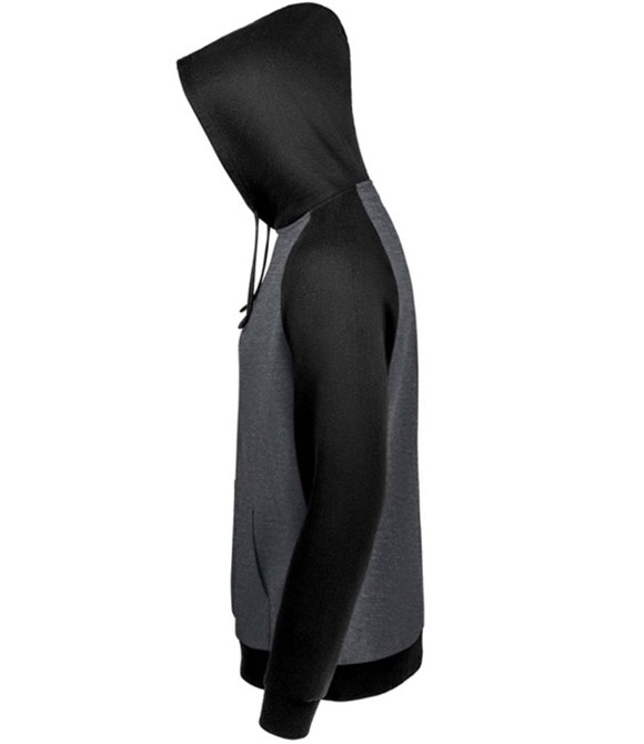 Unisex Seattle Contrast Raglan Hoodie