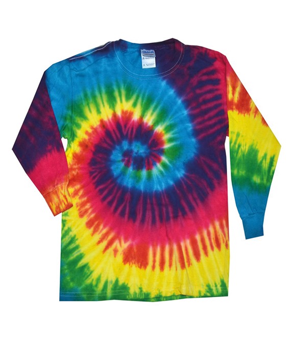 Long sleeve tie-dye T
