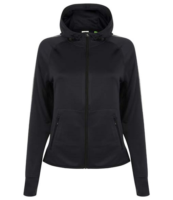 Tombo Women's hoodie with reflective tape