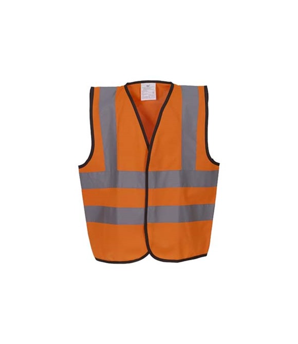 Yoko Kids hi-vis 2 b&b waistcoat (HVW100CH)