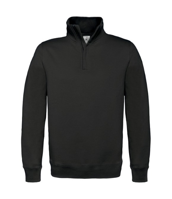 B&C ID.004 ¼ zip sweatshirt