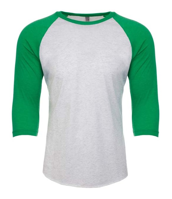  Next Level Unisex Tri-Blend 3/4 Sleeve Raglan T-Shirt