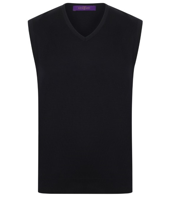 Sleeveless v-neck jumper