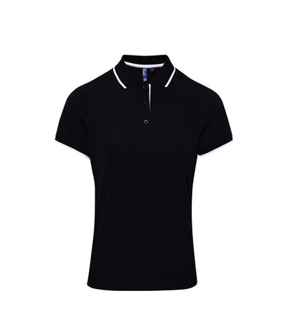 Premier Women's contrast Coolchecker® polo