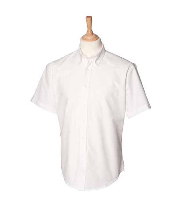 Henbury Short sleeve classic Oxford shirt