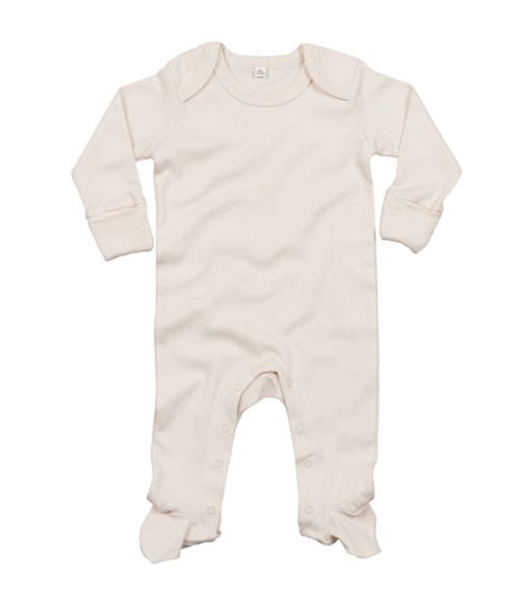 Babybugz Baby organic envelope sleepsuit with mitts
