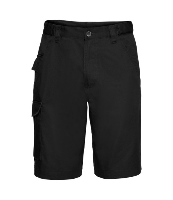 Russell Polycotton twill workwear shorts