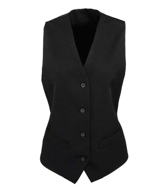 Premier Women's lined polyester waistcoat