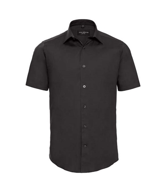 Russell Collection Short sleeve easycare fitted shirt