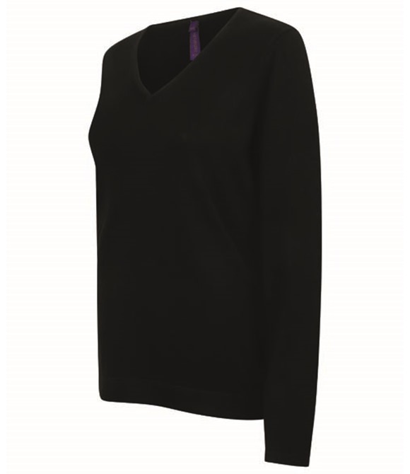 Women's 12 gauge v-neck jumper