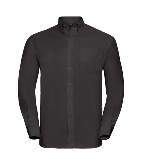 Russell Collection Long sleeve easycare Oxford shirt