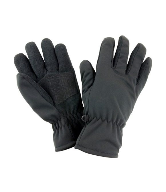 Softshell thermal glove