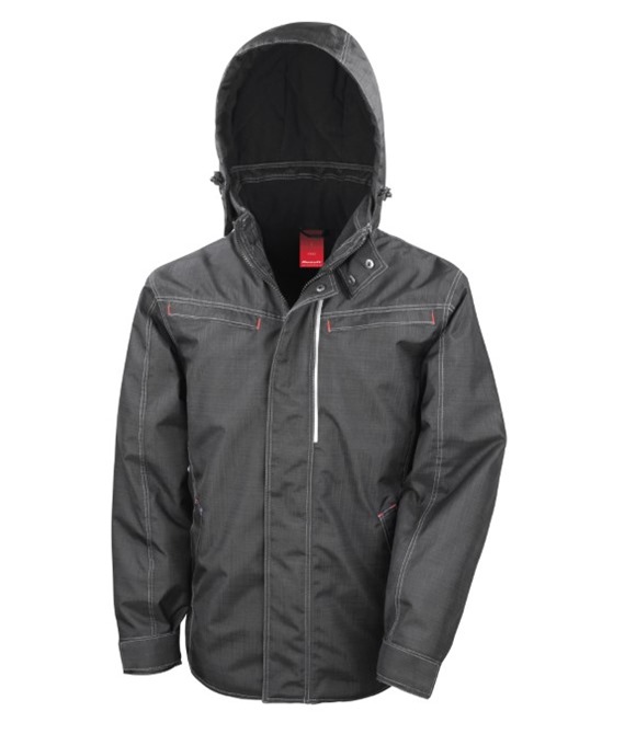 Denim texture rugged jacket