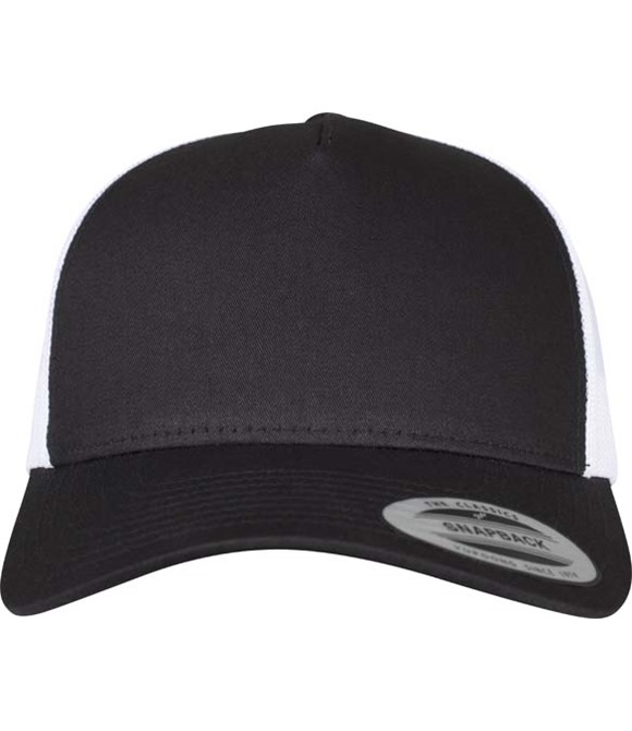 5-panel retro trucker 2-tone cap (6506T)