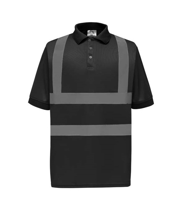 Yoko Hi-Vis Men's Short Sleeve Polo Shirt HVJ210 Collared Workwear T-Shirt 