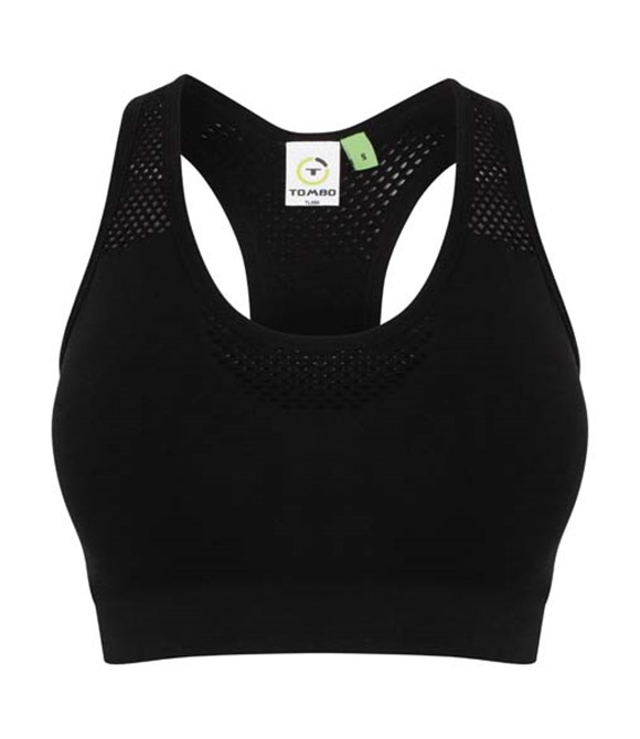 Women's seamless sports bra