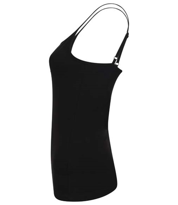 Women's feel-good stretch spaghetti vest