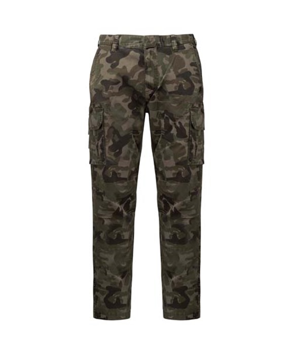 Camo cargo trousers