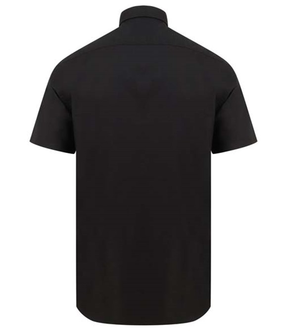 Modern short sleeve Oxford shirt