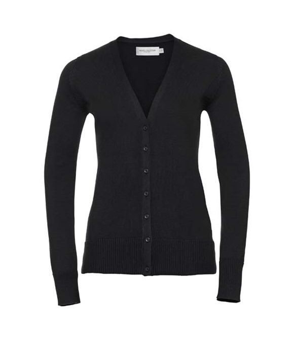 Russell Collection Women's v-neck knitted cardigan