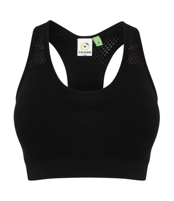 Women's seamless sports bra