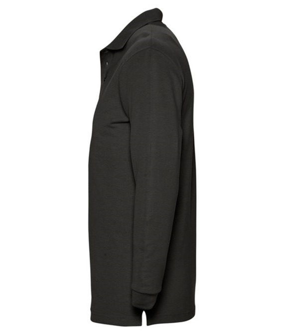 Winter II Long Sleeve Cotton Piqué Polo Shirt