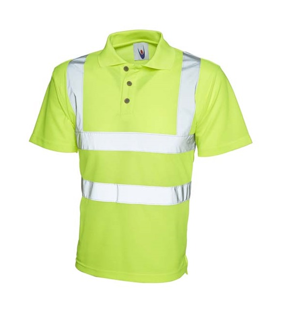 Uneek Hi-Viz Polo Shirt