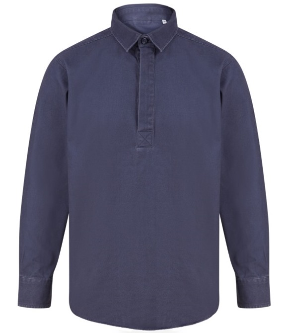 Pullover drill shirt