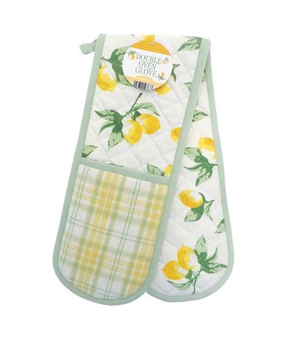 Home & Living Lemons double oven glove