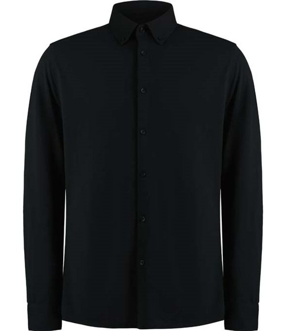 Kustom Kit Long sleeve Superwash60 piqu shirt (tailored fit)