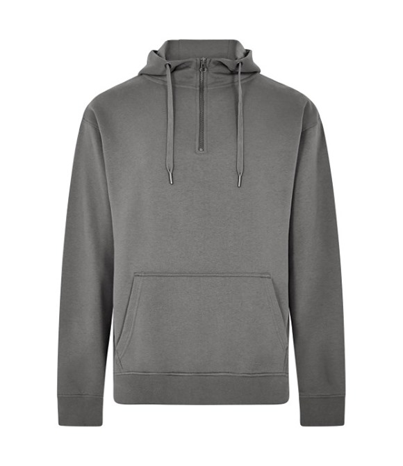Regular fit 1/4 zip hoodie