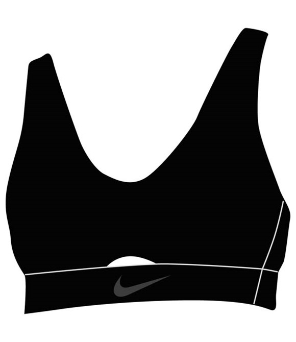 Nike Women's Dri-FIT indy plunge cutout bra